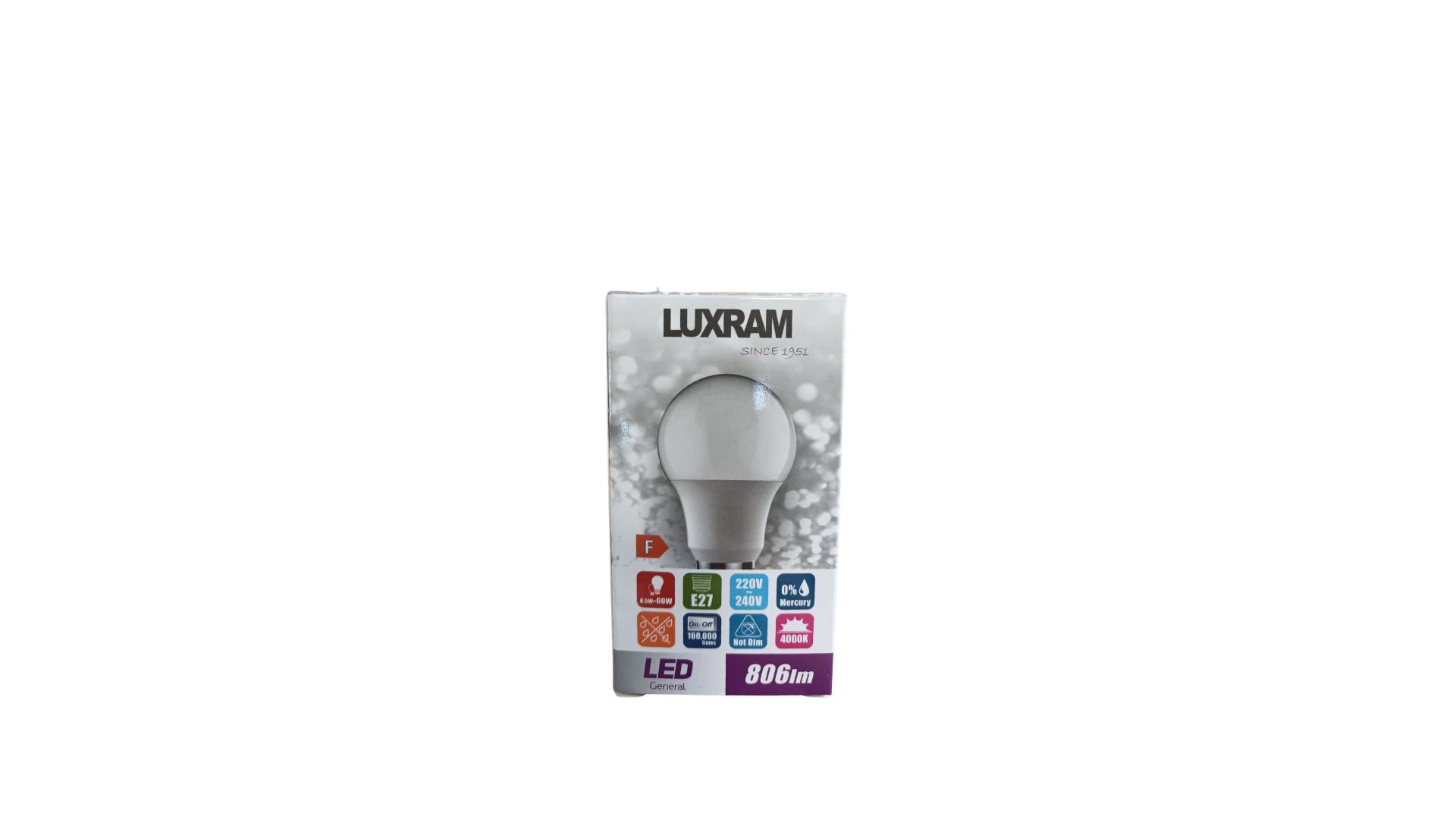 ŽARULJA LED LUX E27 8,5W 4000K