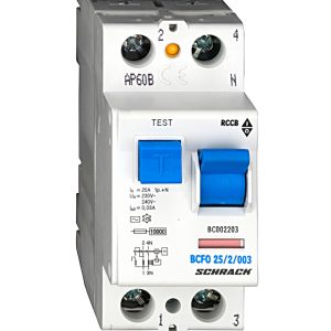 SKLOPKA FID 2P 25A 0.03A