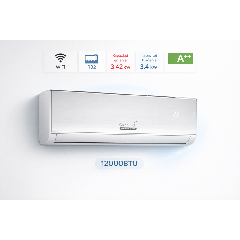 KLIMA 3.4kW A++ WIFI GT R32