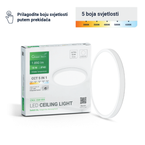LED PLAFONJERA 18W CCT GT