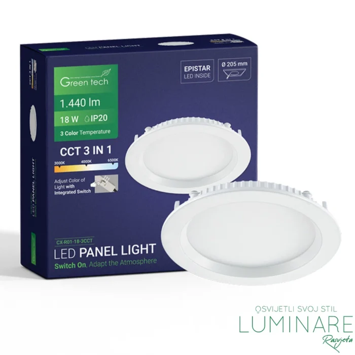 LED PANEL 18W UGRADNI GT-S